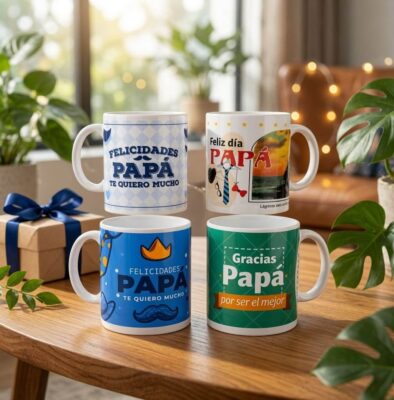 Taza para el Día del Padre Decorada