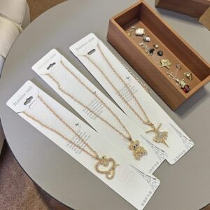 Collares Figuras Pedreria Hermosas Dorados