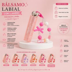 Balsamo y Llavero Premium para Labios - Image 2