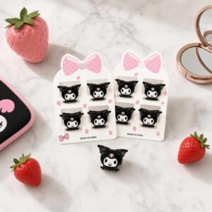 Sets de 4 Pincitas Kuromi Cabecita Hermosas