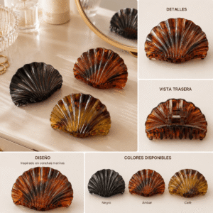 Pinzas Tipo Conchas de Mar - Image 3