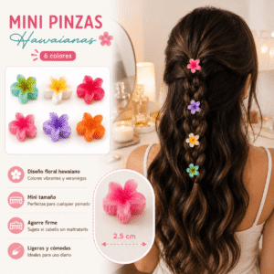 Mini Pinzas Hawainas Clasicas Cute - Image 2