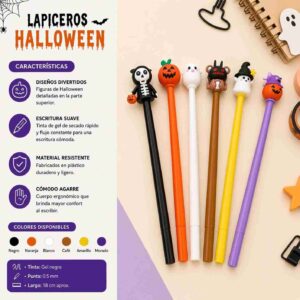 Lapiceros Gel Halloween con Figura 3D - Image 3