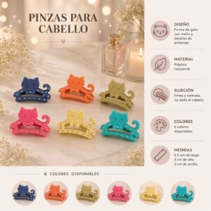 Pinzas Gatito con Pedreria Hermosa - Image 2