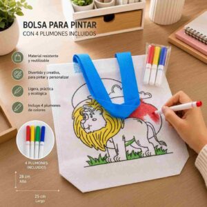 Bolsas Reutilizables para Pintar con Plumones - Image 3
