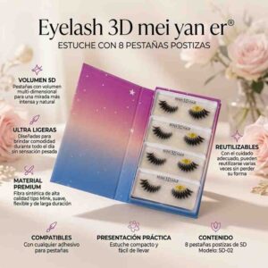 Pares de Pestañas, Caja Unicornio  - Image 2