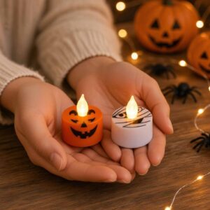 Velas Led Halloween Decoradas - Image 2