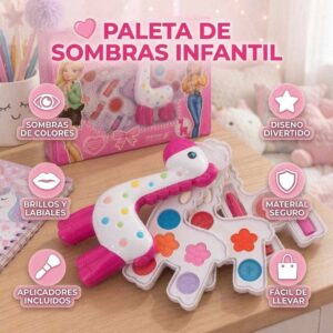 Maquillaje Infantil Jirafa Estuche Giratorio - Image 3