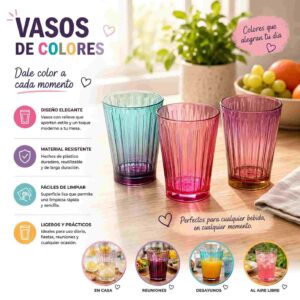 Vasos de Plastico Difuminados - Image 3